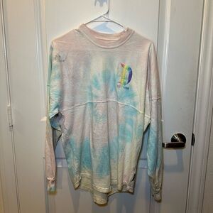 Disneyland Resort Rainbow Tie Dye Unisex Spirit Jersey Top